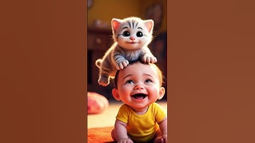 Thumbnail of baby laugh #funny #cuteanimal #funnytrynottolaughchallange #baby #animals #funnypets #cute