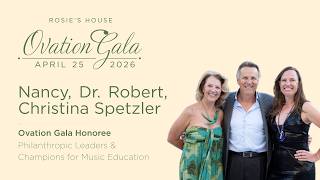 2026 Ovation Gala Honoree | Dr. Robert, Nancy & Christina Spetzler