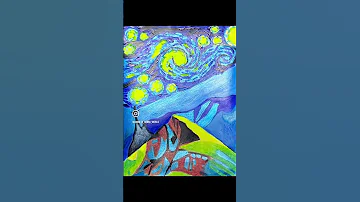 Reimagined Van Gogh S Iconic Starry Night In My Own Shades And Style 