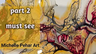 #62  Soothing Acrylic Pour - Part 2 | Bloom | Abstract Art Visual Tutorial by Michelle (Micky) Pehar Art 93 views 1 year ago 11 minutes, 31 seconds