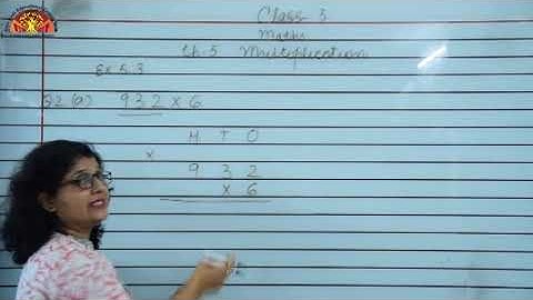 Class- 3 | Multiplication | Ch- 5 Part- 1 | Maths | Shiv Jyoti Convent School | Affiliated to CBSE
