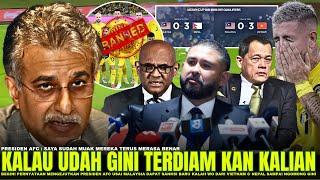 Download Lagu 🔴SEMALAYSIA MENANGIS! Presden afc NGOMONG Gini Usai Malay Dapat Sanksi Baru Kalah WO Dari Viet \u0026 Nep MP3