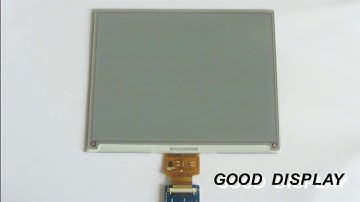 5.83 three colors red e-paper display module from Good Display