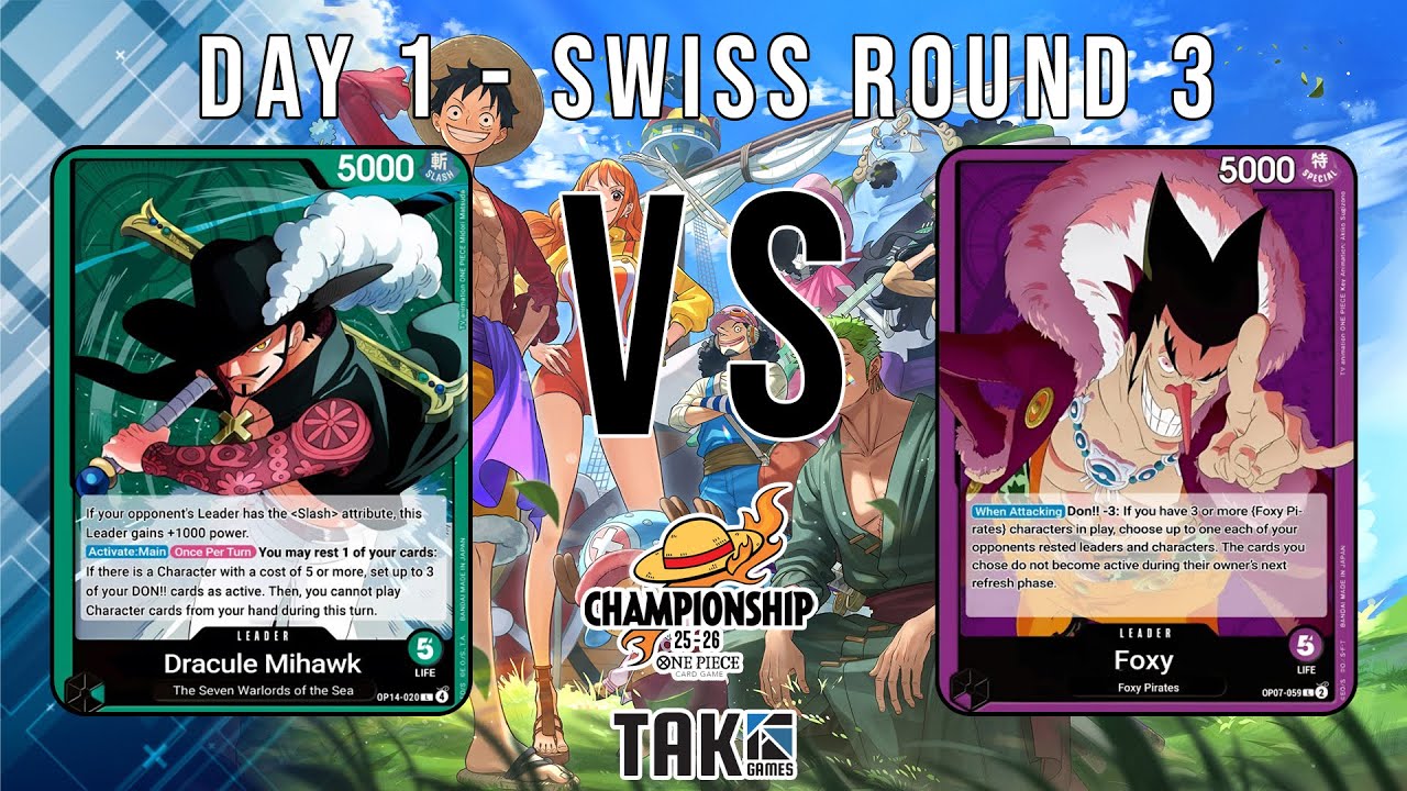 One Piece Trading Card Game OCEANIA NATIONALS (DAY 1) - ROUND 3