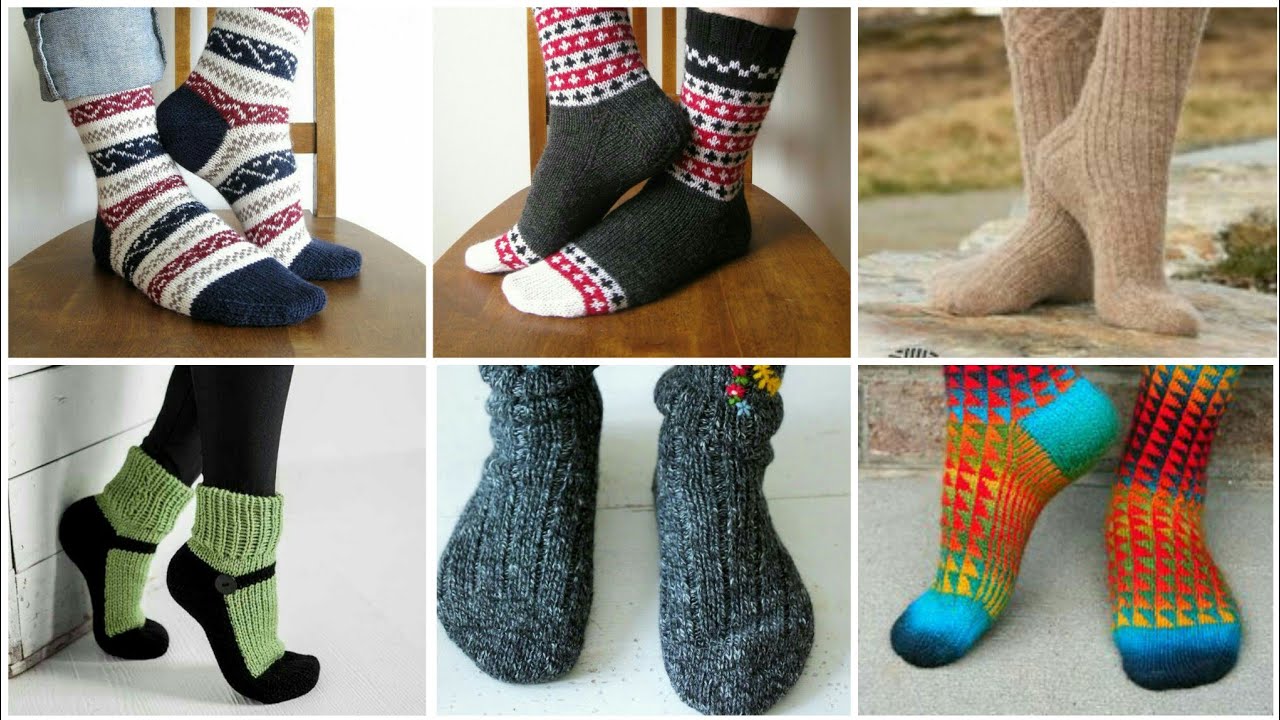 Top Beautiful And Stylish Crochet Socks Design Patterns For Girls - YouTube