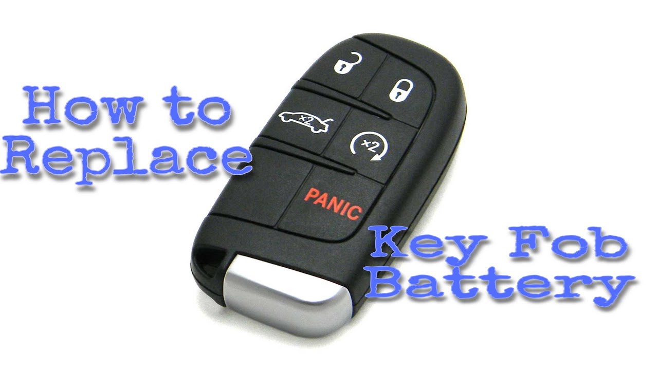 How to Replace Key Fob Battery|NO EQUIPMENT REQUIRED| Dodge Durango R/T