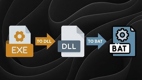 Malware Conver to dll and Bat