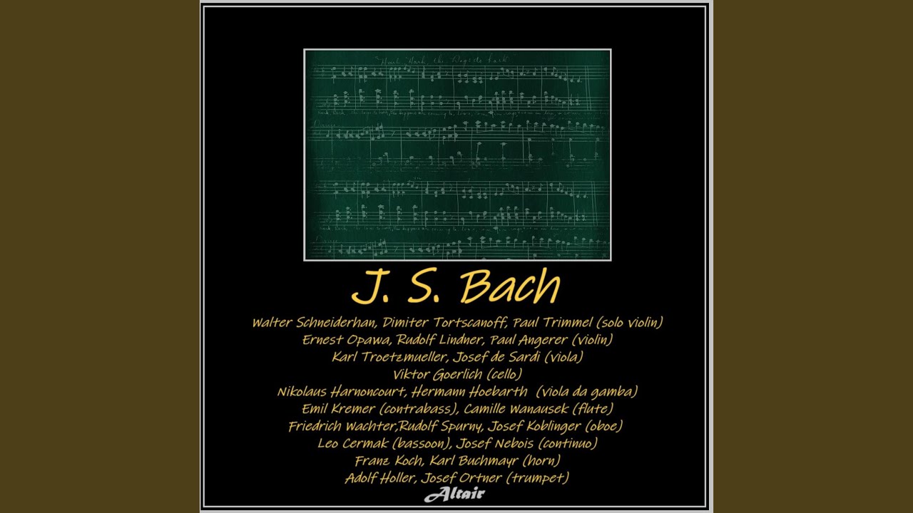 Brandenburg Concerto 5 in D Major, BWV 1050: II. Affettuoso