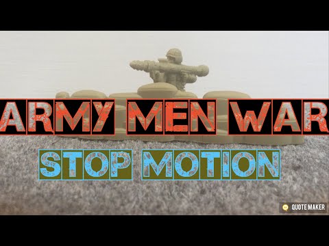 ARMY MEN WAR! │ STOP MOTION FUTURISTIC WAR!