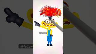 ✨I turned  Minion into Anxiety from inside out 2✨and result is so cool #shorts #despicableme4
