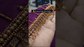 Part 2🌷🥰~Trending Hanging beads design tutorial😻#shorts #farhana #fashion #sewing #aari #ஆரி