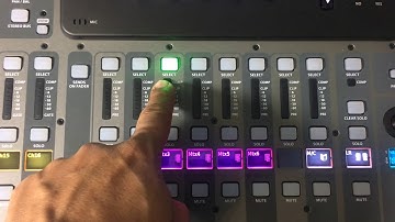 Como setear Un crossover interno de 2 vias en la X32