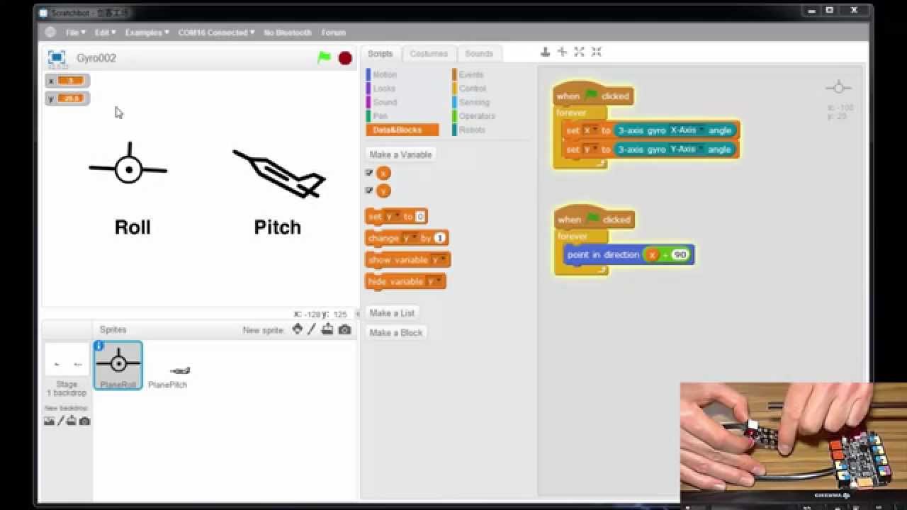 Makeblock Electronic-Kit für Scratch&Arduino - Das Gyro-Modul - YouTube