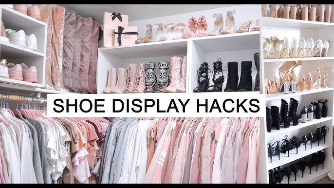 DIY Shoe Shelves for a Closet - Dukes and Duchesses