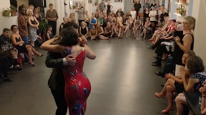 Celine Giordano & Alexis Quezada - Demo at Milonga Unin, Copenhagen June 2019 - Tango-vals-milon...