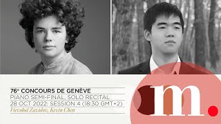 76th Concours de Genève - PIANO SEMI-FINAL (Solo Recital) | Session 4