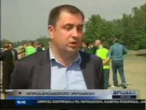 თბილისი-რუსთავის ავტომაგისტრალის სამშენებლო სამუშაოები აქტიურ ფაზაშია