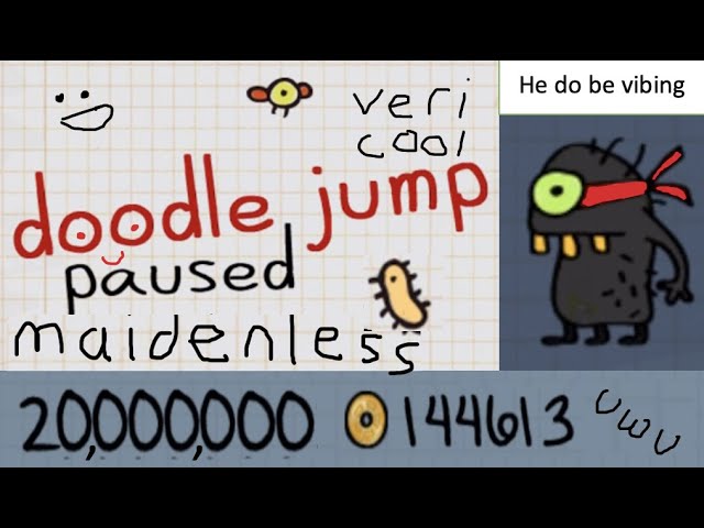 Doodle Jump 20000 High score Poki Games 