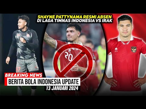 Shayne Pattynama Resmi Absen di Laga Timnas Indonesia vs Irak