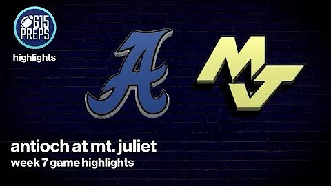 TSSAA Football Highlights: Mt. Juliet 26, Antioch 8