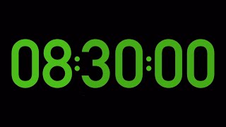 8 Hours 30 Minute Countdown, Timer & Alarm Clock.