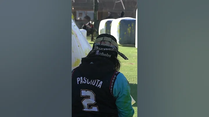 Quick reaction time from @jamesisbeautiful 😳 | Paintball #shorts
