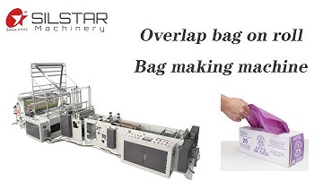 overlap draw tape bag machine| bag on roll making machine| draw-out bag making machine