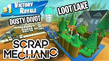 Scrap Mechanic CREATIONS! - FORTNITE BATTLE ROYALE!! [#38] | Gameplay |