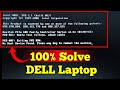 How to fix "No boot device found. Press any key to reboot the machine." | Dell Laptop Issue