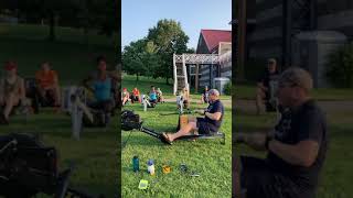 8/25: Drill demonstration — cut the cake, arms only