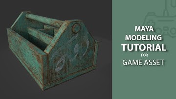 Old Wooden Box Game Asset / 3D Modeling Tutorial In Maya [Part_01]