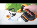 Allone Trimmer Saw blade Combo Works really good taming your landscape