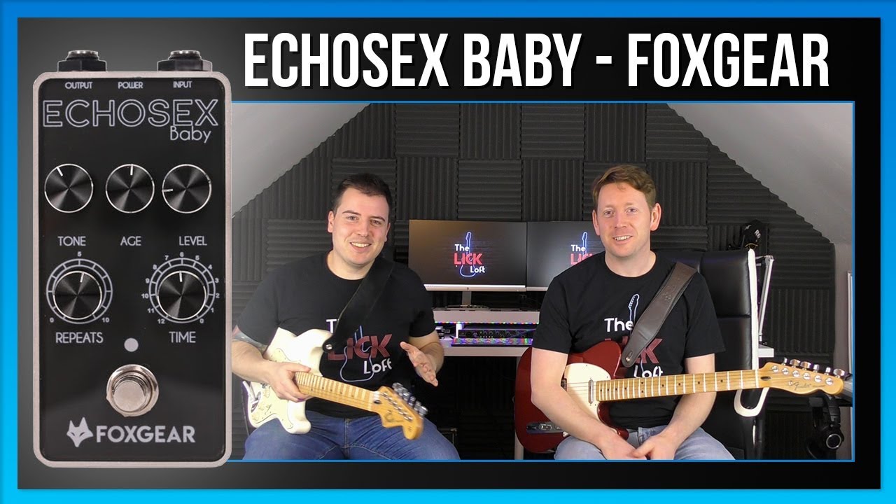 Foxgear Echosex Baby Delay Pedal Review - [2019] - YouTube