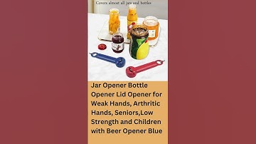 Jar Opener Bottle Opener Lid Opener for Weak Hands, Arthritic Hands, Seniors,Low Strength and Childr