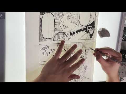 Drawing Manga: Ken Wakui of Tokyo Revengers [Short Version - Sketch Video]