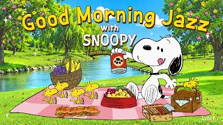 Bright Morning Vibes with Snoopy 🍉☀️🍋| Light Jazz for Soft Summer & Fresh Energy by Jazzy screenshot 5