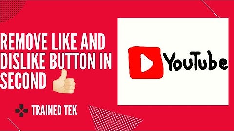 #Techtips How to remove like and dislike button from your youtube video 😱