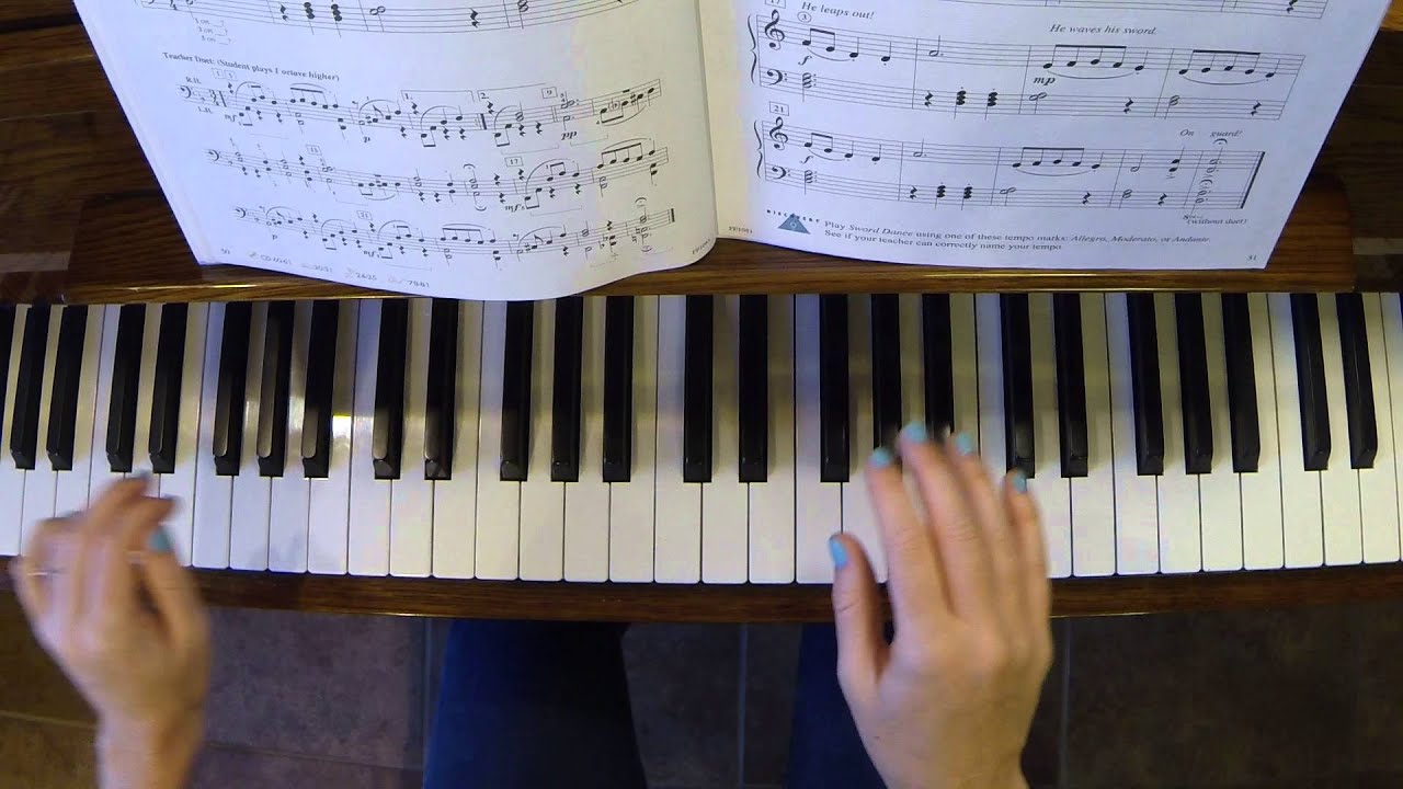 Sword Dance Faber Piano Adventures/ 2A/ Lesson Book YouTube