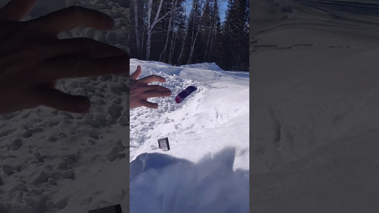 Finger Snowskating to Islamic Nasheed ❣️