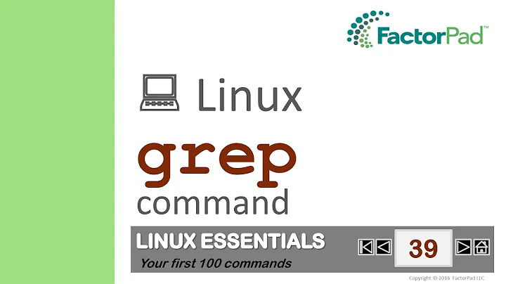 Linux grep command summary with examples