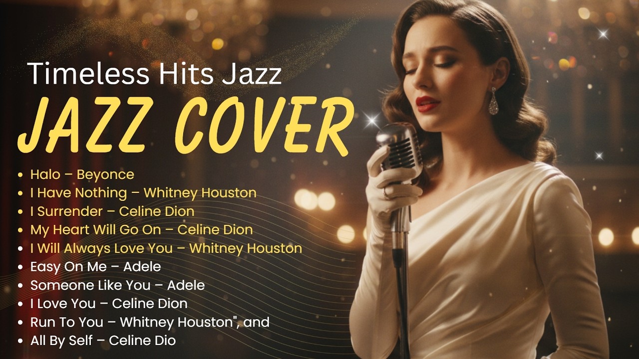 [JAZZ COVER VOL.6] 🎷 Timeless Love Songs | Celine Dion, Adele, Beyonce | Relaxing \u0026 Smooth Playlist