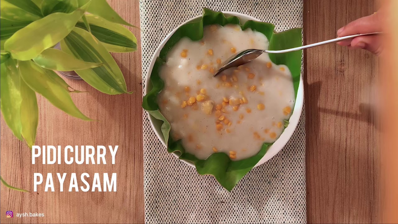 Traditional PIDI CURRY payasam making