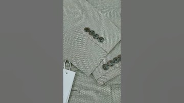 how to shorten the suit Jacket sleeves with opening vents.