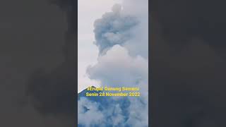 Erupsi G.semeru 28 November 2022, Amplitudo Maksimum 23 Mm