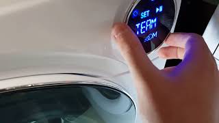 Candy bianca starting a cycle - how to remove smoked door panel