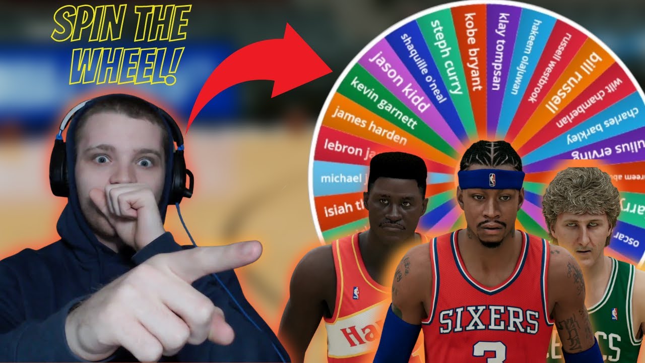 Spinning The Wheel Of NBA LEGENDS To Try And Make A Championship Team
