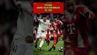 Faktor Utama Madrid Tumbang dari Munchen #feedshorts #shorts #sepakbola