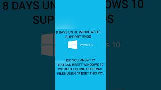 8 days... #shorts #windows10 #windowstips