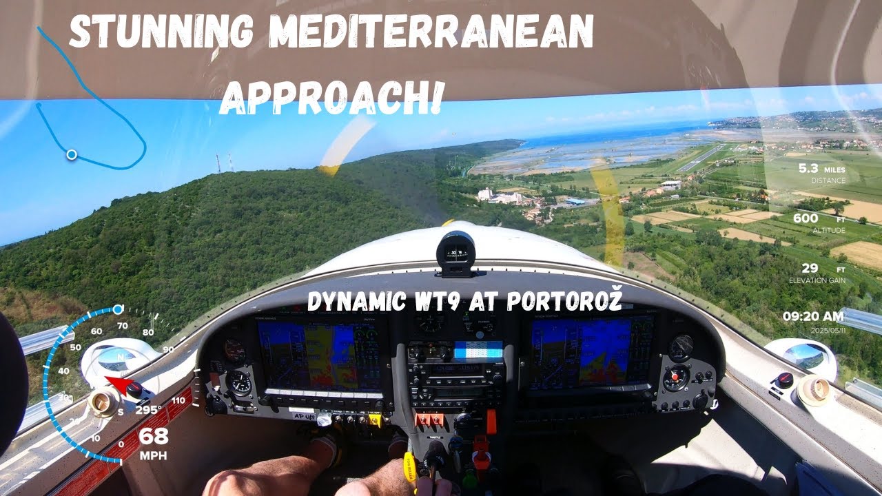 Flying over the Mediterranean! Portoroz in the Aerospool Dynamic WT9