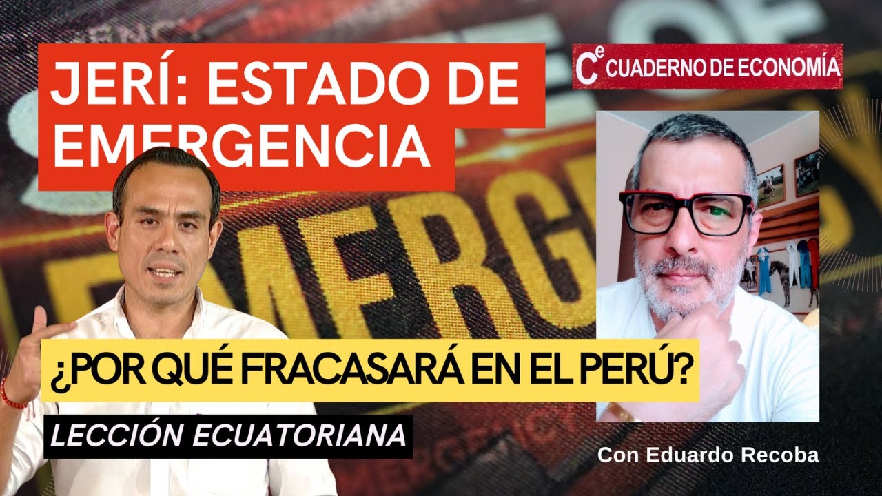 Perú en Estado de Emergencia: ¿Por qué fracasará? | Lección ecuatoriana que Jerí desconoce